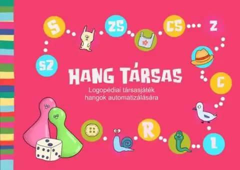 Pre deti a mládež - ostatné Hang társas - Logopédiai társasjáték hangok automatizálására - Judit Aigner
