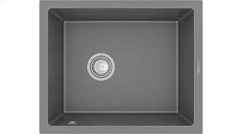 Kuchynské drezy MEXEN MEXEN - Pedro granitový drez 1-miska 560x460 mm, sivá 6508561000-71