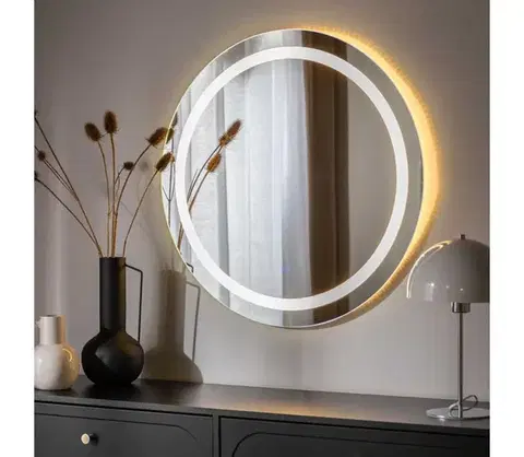 Svietidlá Zuma Line D2338-80-LED stmievateľné kúpeľňové zrkadlo 36W/230V 3000/4000/6000K priemer 80 cm IP44 D2338-80