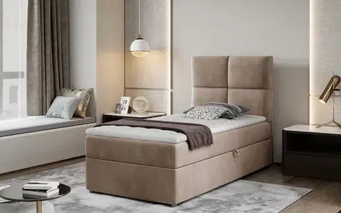 Postele LIVIA 02 boxspringova postel Monolith 09