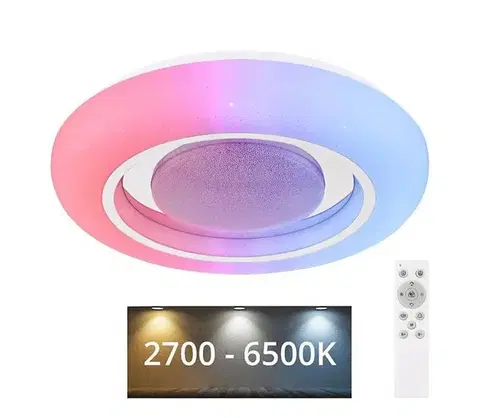 Svietidlá Globo 41369-18 - LED RGBW Stmievateľné stropné svietidlo BURRO LED/18W/230V + DO 41369-18