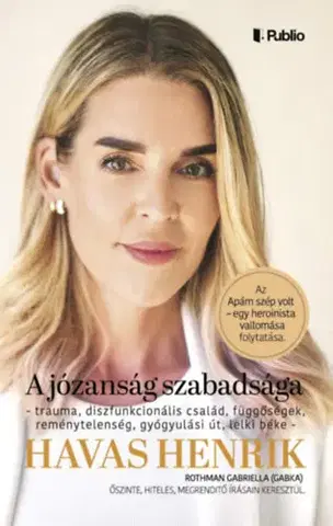 Fejtóny, rozhovory, reportáže A józanság szabadsága - Henrik Havas,Gabriella Rothman