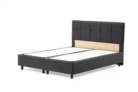 Postele Rám manželskej postele s čelom Vitalia 140 x 200 - Anthracite