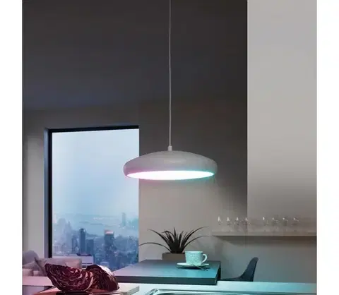Svietidlá Eglo 33765-LED RGBW Stmievateľný luster na lanku RIODEVA-C LED/27W/230V 2700-6500K 33765