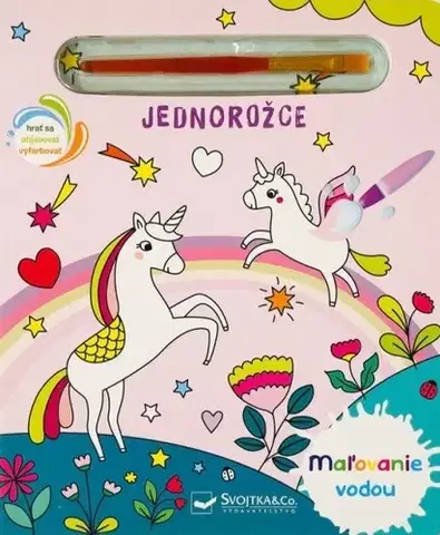 Pre deti a mládež - ostatné Maľovanie vodou - Jednorožce