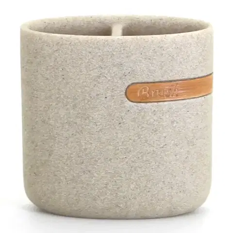 Kúpeľňové doplnky Pohár na zubné kefky PL-4097 sandbeige