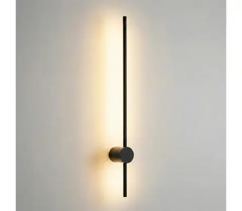 Svietidlá Ideal Lux - LED Nástenné svietidlo ESSENCE LED/12W/230V 3000K 70 cm CRI 90 čierna 265643