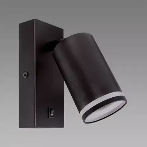 Lampy do obývačky Nástenná lampa Zula WLL GU10 Black 03998 K1