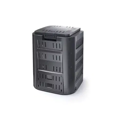 Kompostéry NABBI IKL220C záhradný kompostér 220 l čierna