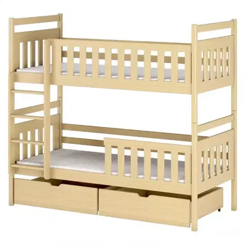 Poschodové postele Posteľ Monika 90x200 pine