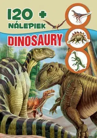 Nalepovačky, vystrihovačky, skladačky Dinosaury - 120+ nálepiek