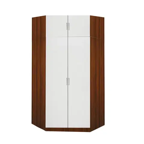 Skrine Skriňa rohová ESO 61550 orech/biela