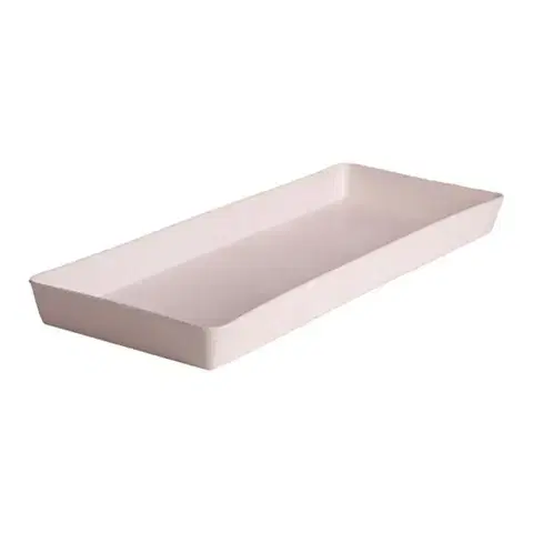 Kvetináče a truhlíky Kinekus Plastová miska pod truhlík, 40cm, biela