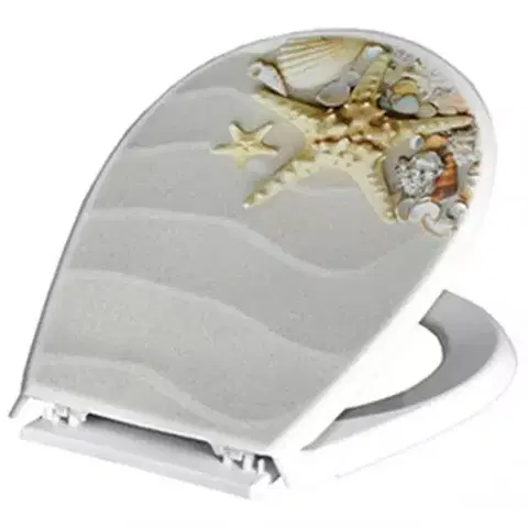 WC dosky WC Doska LILIA foto delfíny shells multi