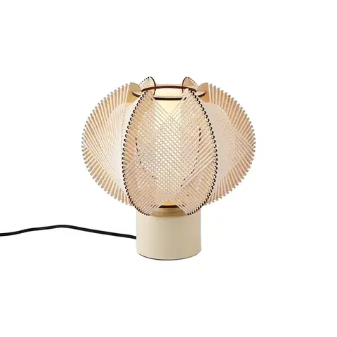 Stolné lampy Japandi stolná lampa béžová 32 cm - Gertie