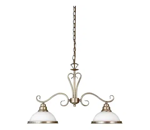 Svietidlá Rabalux 2757 - Luster ELISETT 2xE27/60W/230V
