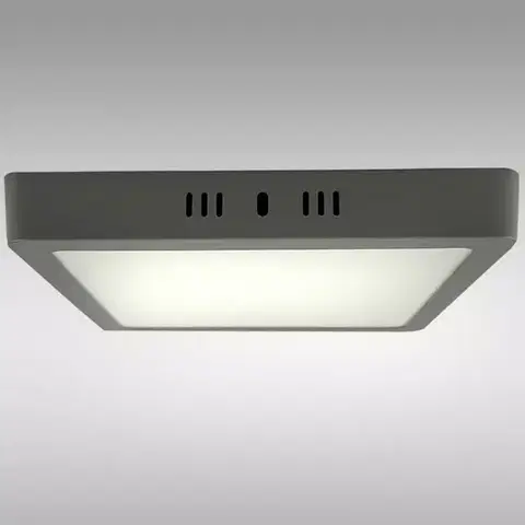 Stropnice LED panelový blok 18W 4200K štvorcová svetlo šedá