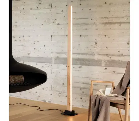 Lampy Ideal Lux - LED Stmievateľná stojacia lampa CRAFT LED/26W/230V CRI 90 buk 284484