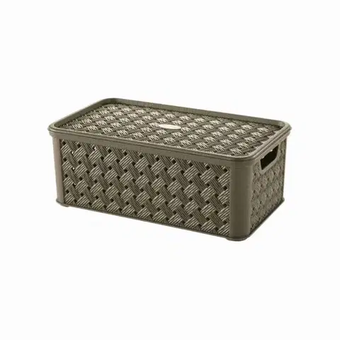 Úložné boxy Kinekus Box plastový, 4l hnedý, Arianna TONTARELLI