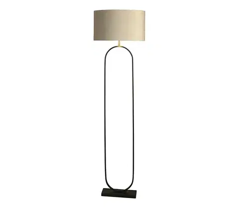 Lampy Searchlight EU95101TA - Stojacia lampa MODISH 1xE27/60W/230V krémová EU95101TA