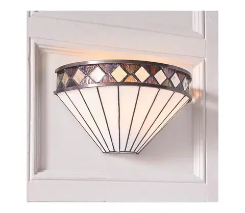 Svietidlá Endon 64149 - Nástenné svietidlo Tiffany FARGO 1xE14/40W/230V 64149