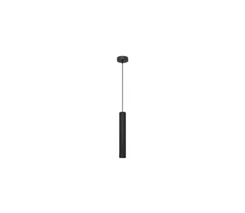Svietidlá  LED Luster na lanku TUBA 1xGU10/4,8W/230V čierna W-KM 1111/1 BK
