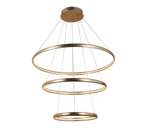 Svietidlá Azzardo  - LED Luster na lanku BRIGHTON LED/55W/230V zlatá 