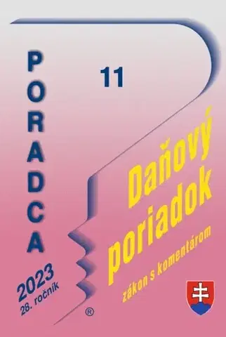 Dane, účtovníctvo Poradca 11/2023 - Daňový poriadok (s komentárom) - Daniela Ivanaková