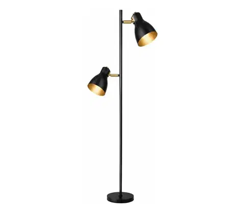 Lampy  LED stojacia lampa 1xE27/7W/230V 2700K čierna 8590828036173