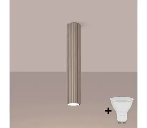 Svietidlá BRILAGI - LED bodové svietidlo CRESTO 1xGU10/10W/230V 40 cm taupe BR.1772