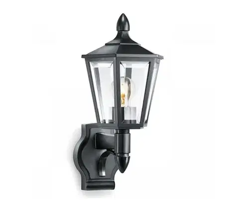 Svietidlá Steinel 069179 - Vonkajšie nástenné svietidlo L 15 1xE27/60W/230V IP44 čierna 069179