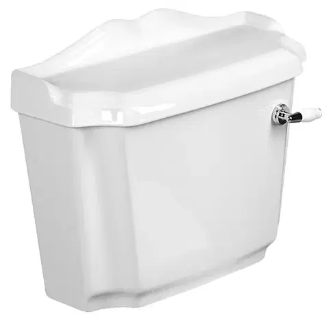 Záchody AQUALINE - ANTIK WC nádržka vrátane splachovacieho mechanizmu, biela AK107-208