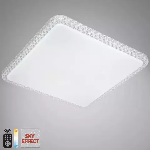 Moderné lampy do obývačky Stropná lampa LED RKCC 50 – 50X50 pilot 40W