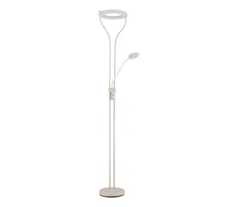 Lampy Globo 59038SAD - LED stmievateľná stojacia lampa EBRO LED/20W/230V + LED/4W 3000K 59038SAD
