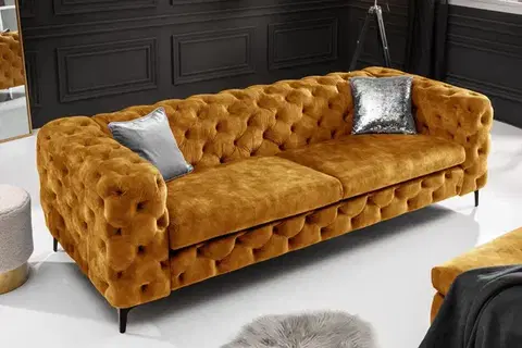 Pohovky a gauče Chesterfield pohovka ZETHOS Dekorhome