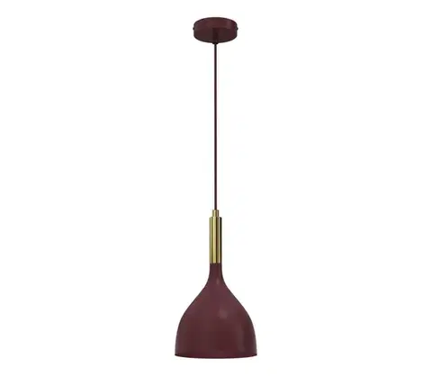 Svietidlá  Luster na lanku NOAK 1xE27/15W/230V bordový 7266A