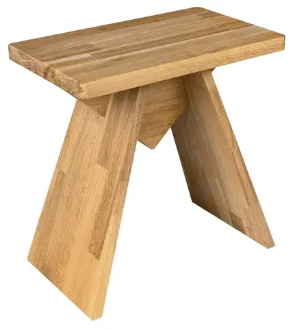 Stoličky do sprchy Sapho ASTYLE Stolička 40x41x25cm, masív prírodný dub SPH AS410