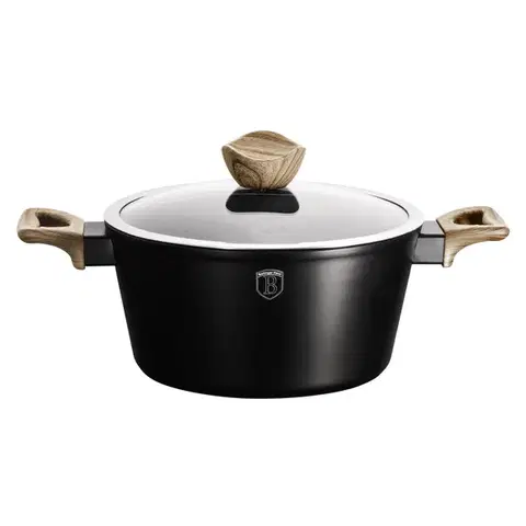 Hrnce BERLINGER HAUS - Randlík a pokrievka 24cm EBONY MAPLE