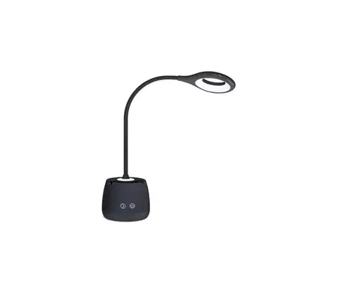 Lampy  LED Stm. flexi. nabíjacia stolná lampa LUSIA LED/5W/5V 3000/4000K 1200 mAh čierna 004029