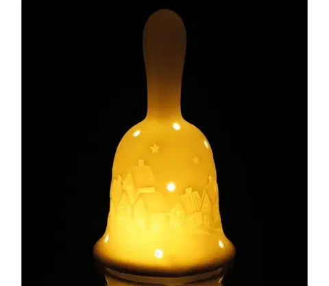 Vianočné dekorácie  - LED Vianočná dekorácia LED/3xLR44/teplá biela zvon 52000037