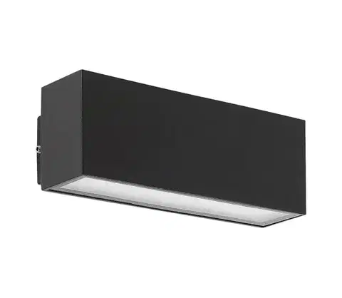 Svietidlá Rabalux 77075 - LED Vonkajšie nástenné svietidlo MATARO LED/10W/230V IP54 čierna 77075