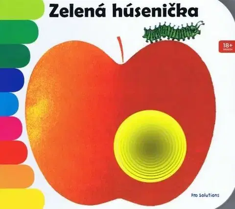 Leporelá, krabičky, puzzle knihy Zelená húsenička