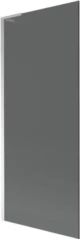 Sprchové dvere MEXEN/S - Next L vaňová zástena FIX 80 x 150, grafit, chróm 895-080-000-03-40-01