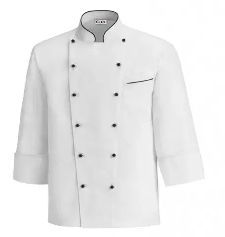 Pánske košele EGOCHEF Kuchársky rondon EGOchef BIG BOY, veľkosti 5XL - 7XL - dlhý rukáv 5XL
