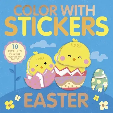 Nalepovačky, vystrihovačky, skladačky Color With Stickers: Easter - Mary Butler