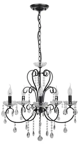 Svietidlá Závesná lampa AURORA 5xE14 luster Candellux