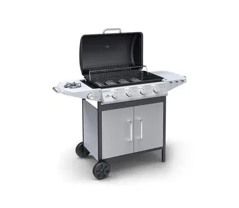 Grilovanie  Plynový gril s 4 horákmi, nerezová oceľ 99BB004
