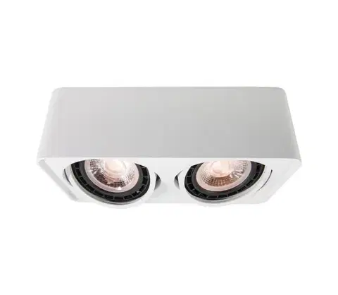 Svietidlá Azzardo  - Bodové svietidlo PAOLA 2xGU10-ES111/16W/230V biela 