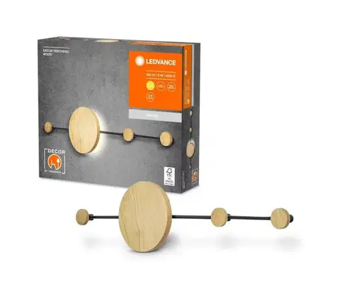 Svietidlá Ledvance - LED Nástenné svietidlo DECOR WOOD LED/6W/230V 4058075756786