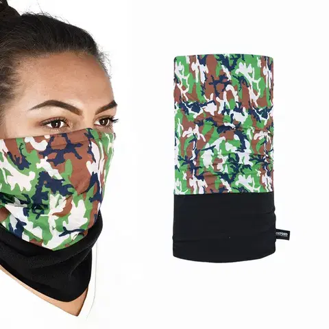 Šatky Oxford Snug Camo Green